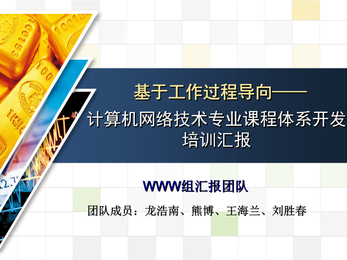 計算機網(wǎng)絡(luò)技術(shù)專業(yè)課程體系開發(fā)培訓(xùn)匯報